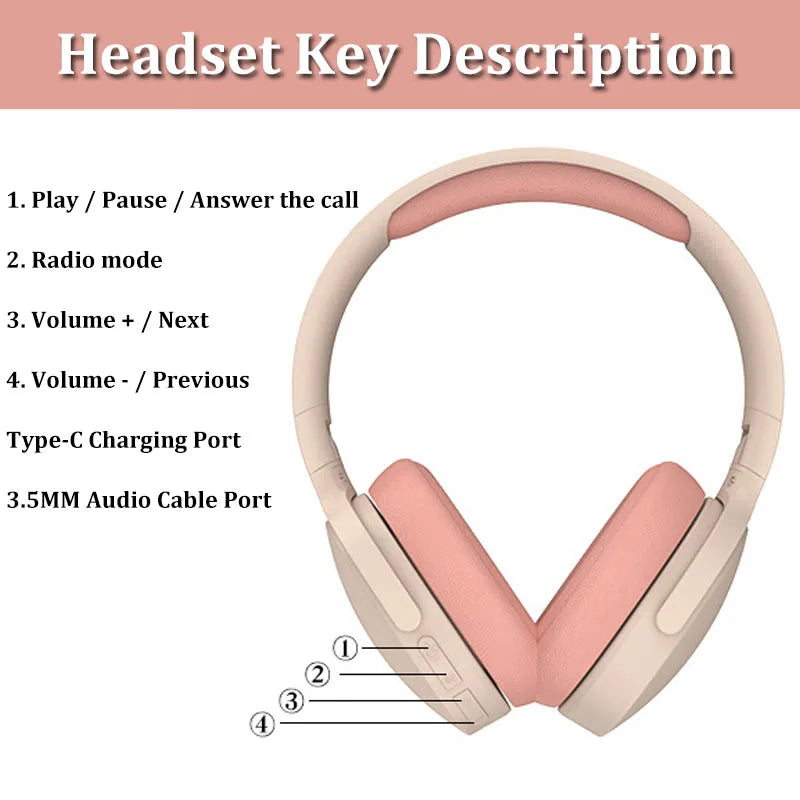 Auriculares inalámbricos P9 para deportes al aire libre, cascos con Bluetooth 5,3, con pantalla de cubo de carga y Control táctil